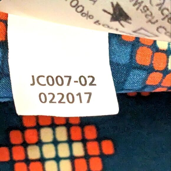 LuLaRoe Joy Long Sleeveless Vest Multi Color Geometric Size S - Picture 5 of 6